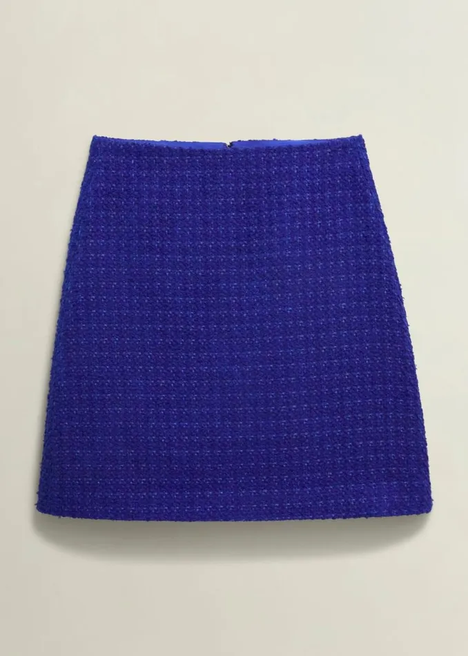Women Skirts Hobbs Khloe Skirt With Wool Cobalt
