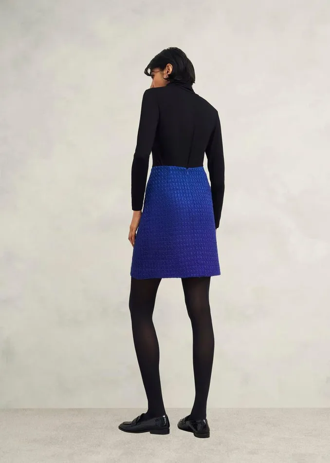 Women Skirts Hobbs Khloe Skirt With Wool Cobalt