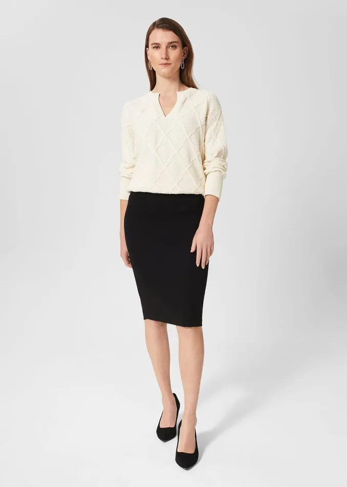 Women Skirts Hobbs Petite Mel Skirt Black