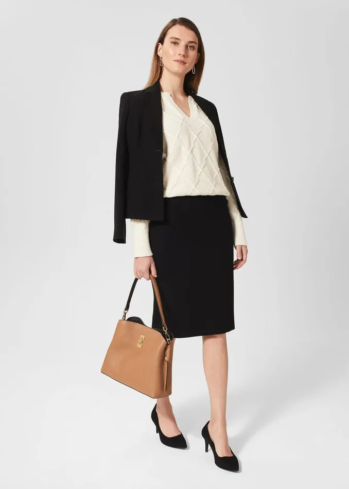 Women Skirts Hobbs Petite Mel Skirt Black
