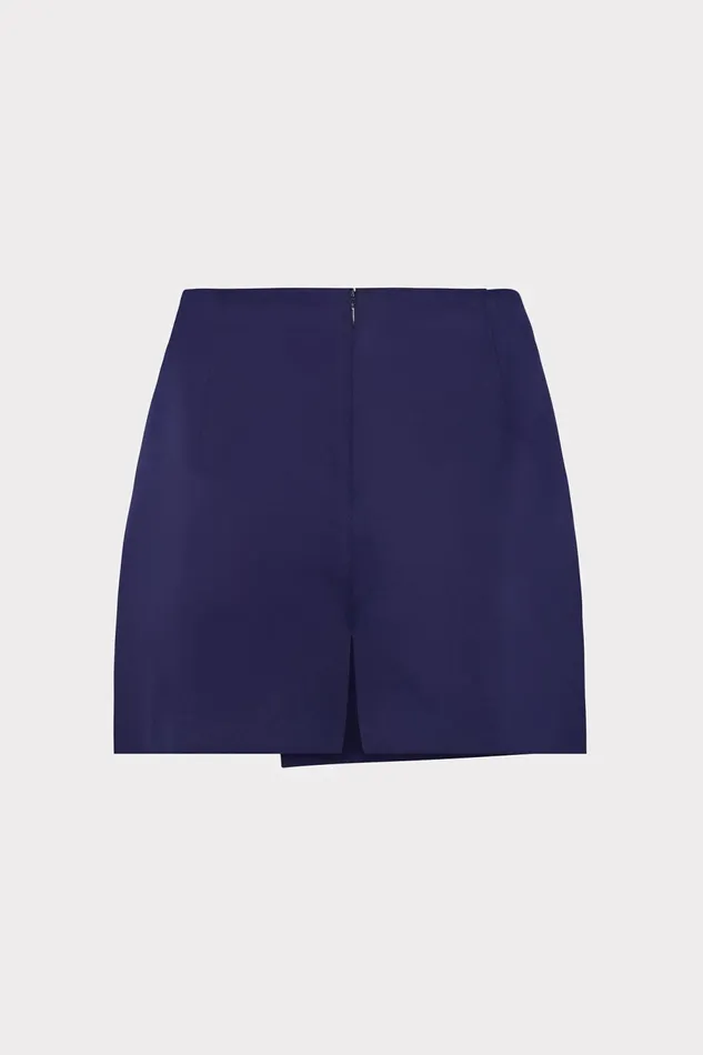 Women Skirts Milly Evalyn Crepe Skort Navy Women Skirts Milly Evalyn Crepe Skort Navy