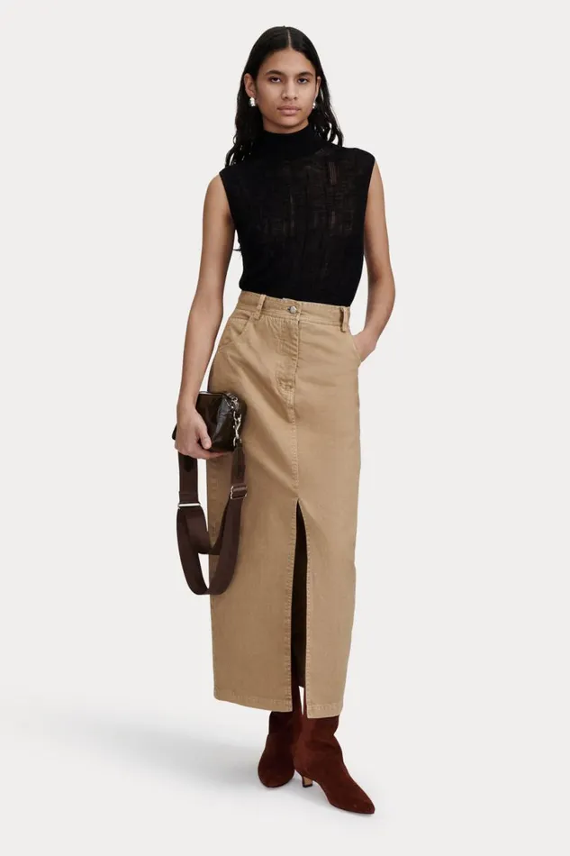 Women Skirts Shorts Rachel Comey Lunga Skirt Camel