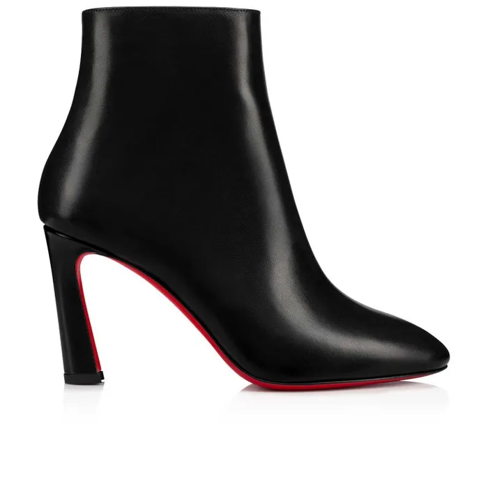 Women So Eleonor 85 Mm Low Boots 8211 Calf Leather 8211 Black Christian Louboutin Boots