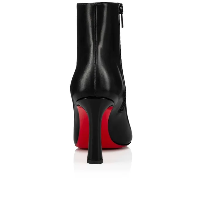 Women So Eleonor 85 Mm Low Boots 8211 Calf Leather 8211 Black Christian Louboutin Boots