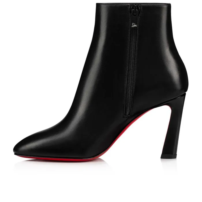 Women So Eleonor 85 Mm Low Boots 8211 Calf Leather 8211 Black Christian Louboutin Boots