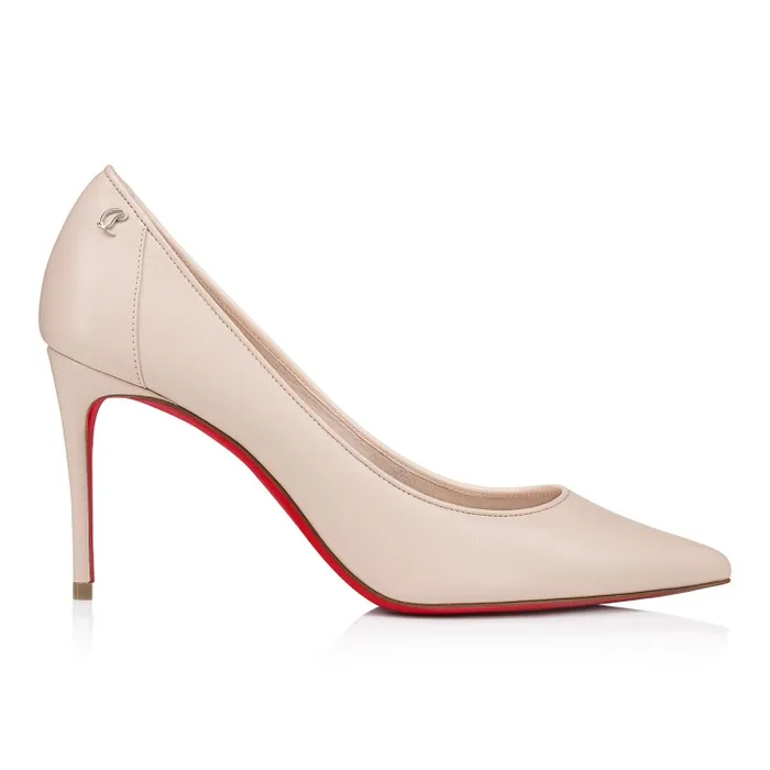 Women Sporty Kate 85 Mm Pumps 8211 Nappa Leather 8211 Leche Christian Louboutin Pumps