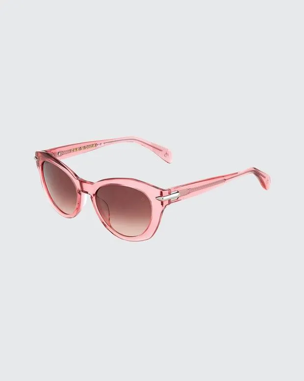 Women Sunglasses Rag and Bone Lily Pink