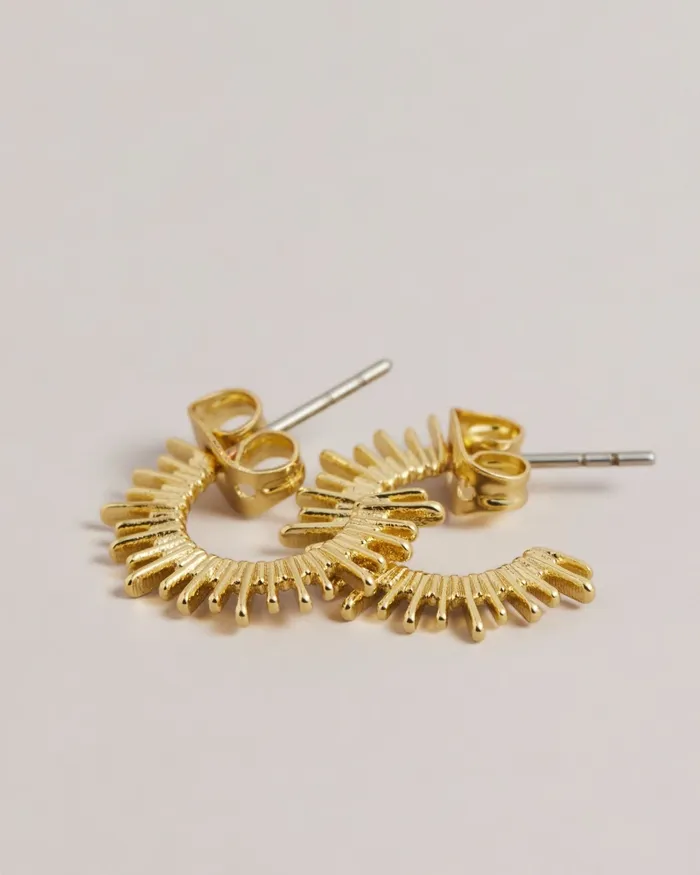 Women SUNRIEL 8211 Sunray Small Hoop Earrings Gold Colour Ted Baker Jewellery Women SUNRIEL 8211 Sunray Small Hoop Earrings Gold Colour Ted Baker Jewellery
