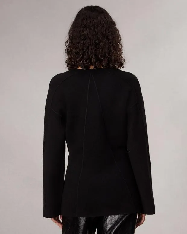Women Sweaters and Sweatshirts Rag and Bone Bridget VNeck Cardigan Black
