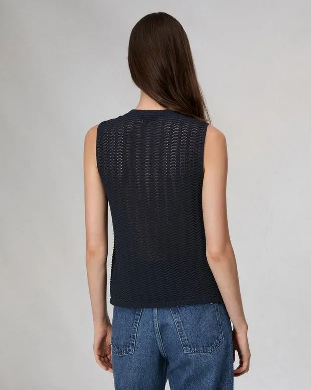 Women Sweaters and Sweatshirts Rag and Bone Elisa Cotton Vest Salute