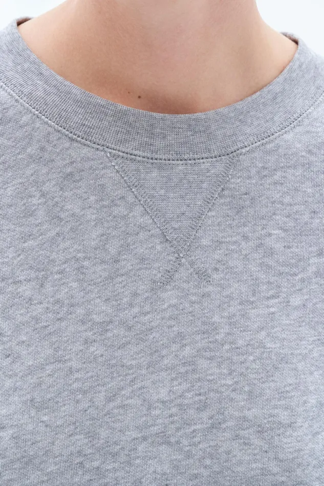 Women Sweatshirt Light Grey Melange Filippa K Tops