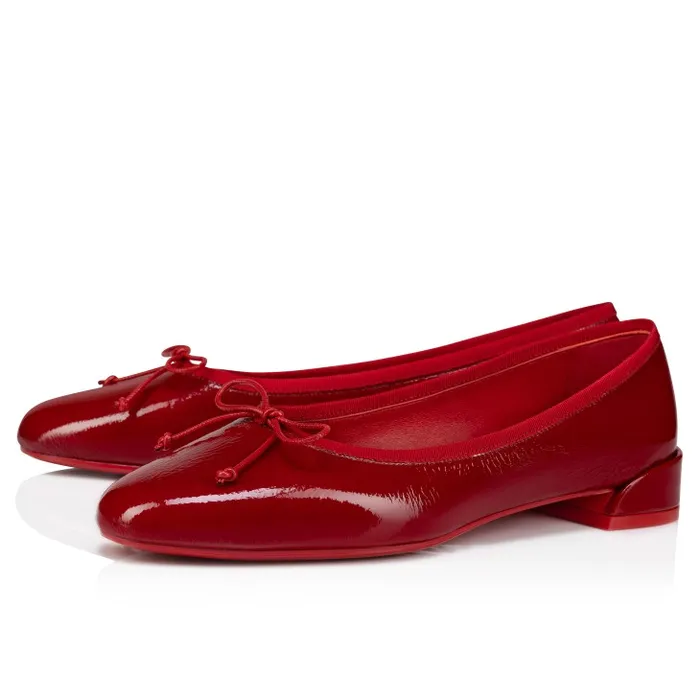 Women Sweetie Jane Ballerinas 8211 Vog Patent Leather 8211 Loubi Christian Louboutin Flats and Loafers