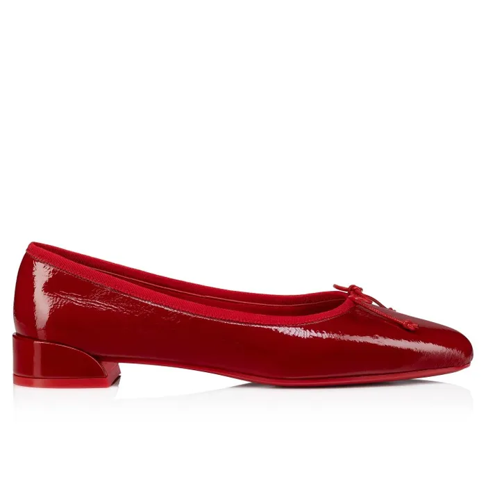 Women Sweetie Jane Ballerinas 8211 Vog Patent Leather 8211 Loubi Christian Louboutin Flats and Loafers