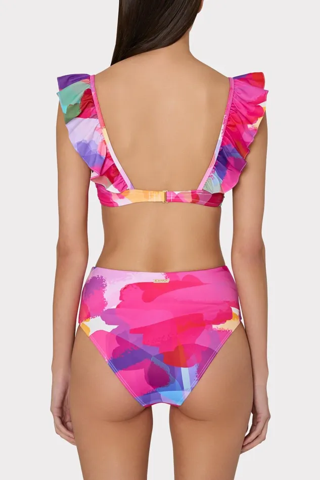 Women Swim and Coverups Milly Rainbow Waterfall Tie Bikini Bottom Multi Women Swim and Coverups Milly Rainbow Waterfall Tie Bikini Bottom Multi