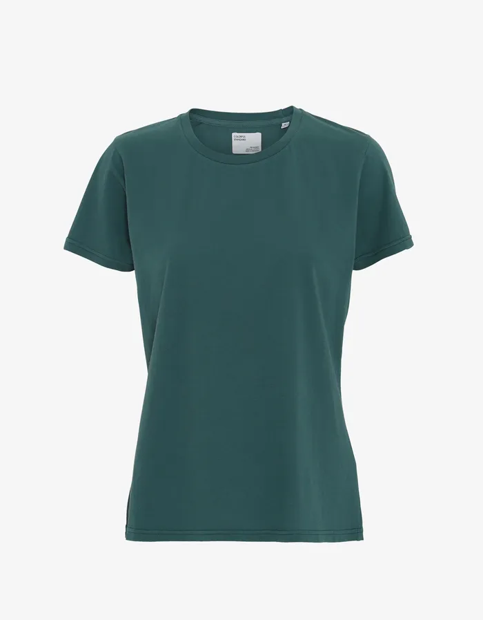 Women TShirts Colorfulstandard Women Light Organic Tee 8211 Ocean Green