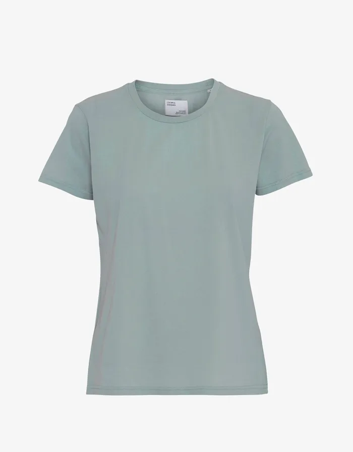 Women TShirts Colorfulstandard Women Light Organic Tee 8211 Steel Blue