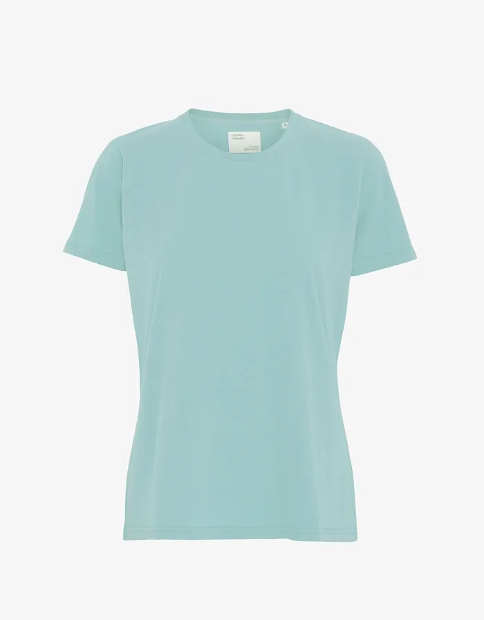 Women TShirts Colorfulstandard Women Light Organic Tee 8211 Teal Blue