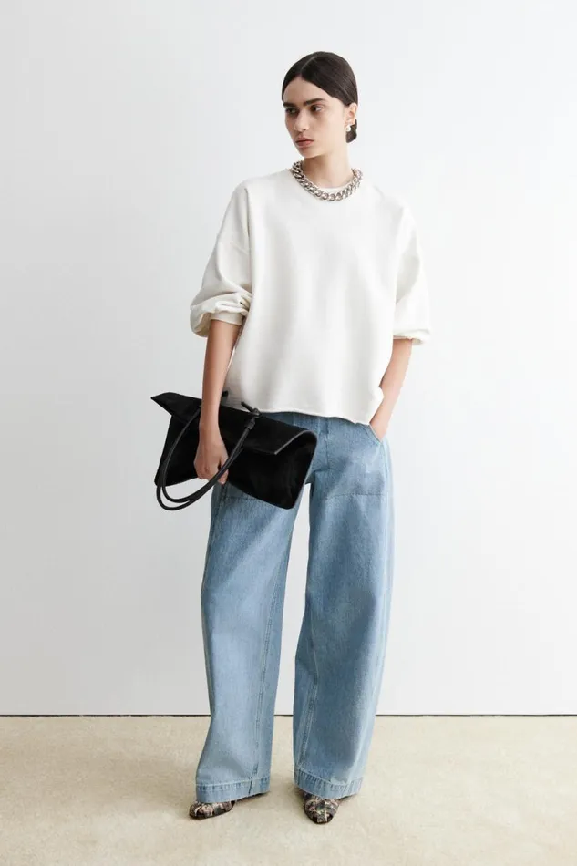 Women Tshirts Sweatshirts Rachel Comey Fond Sweatshirt Dirty White