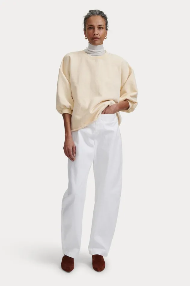Women Tshirts Sweatshirts Rachel Comey Fond Sweatshirt Dirty White Women Tshirts Sweatshirts Rachel Comey Fond Sweatshirt Dirty White