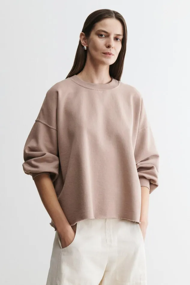 Women Tshirts Sweatshirts Rachel Comey Fond Sweatshirt Dirty White Women Tshirts Sweatshirts Rachel Comey Fond Sweatshirt Dirty White