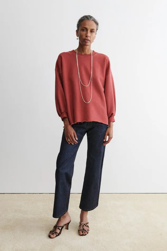 Women Tshirts Sweatshirts Rachel Comey Fond Sweatshirt Dirty White Women Tshirts Sweatshirts Rachel Comey Fond Sweatshirt Dirty White