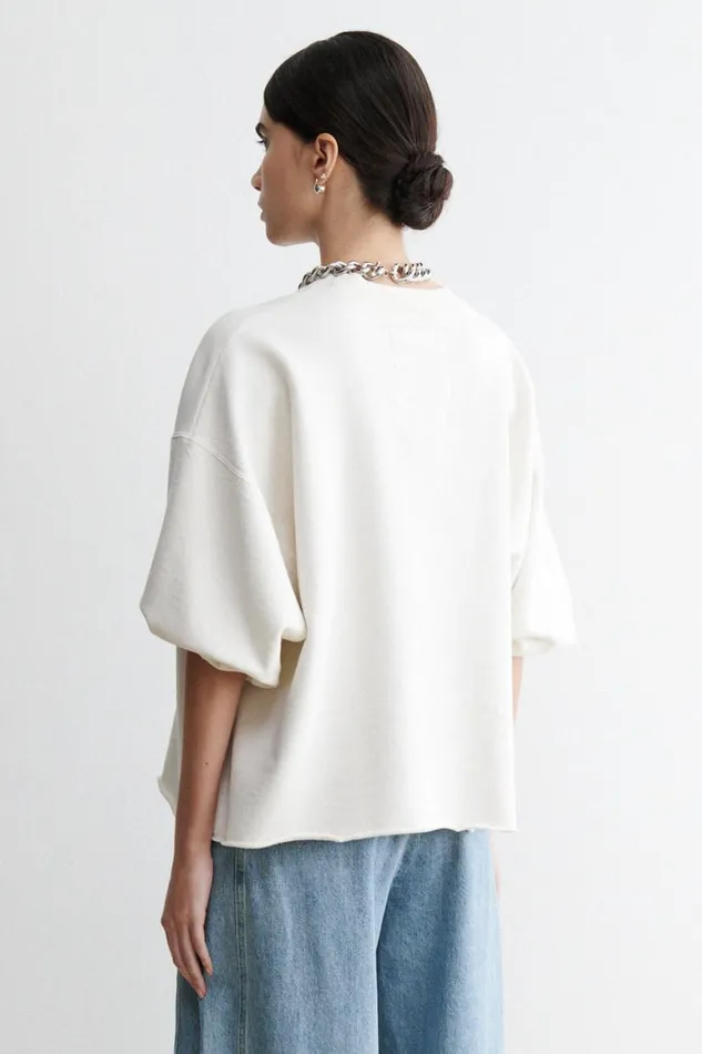Women Tshirts Sweatshirts Rachel Comey Fond Sweatshirt Dirty White Women Tshirts Sweatshirts Rachel Comey Fond Sweatshirt Dirty White