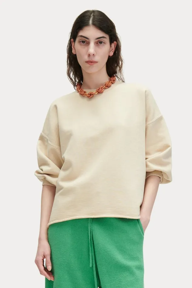 Women Tshirts Sweatshirts Rachel Comey Fond Sweatshirt Dirty White Women Tshirts Sweatshirts Rachel Comey Fond Sweatshirt Dirty White