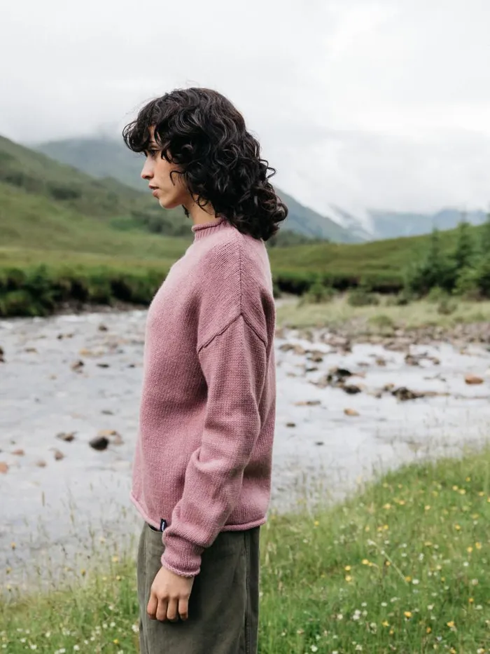 Women Taran Jumper Heather Mist Finisterre Knitwear