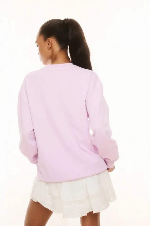 Women Tees and Fleece LoveShackFancy Palo Pullover Lavender Mist