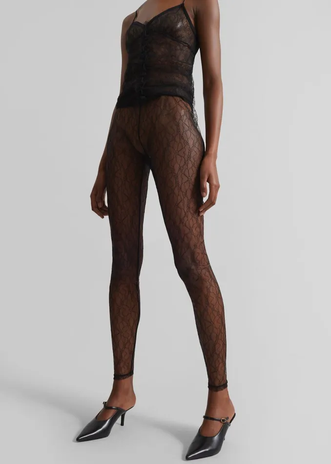 Women The Garment Dream Leggings 8211 Black The Frankie Shop Bottoms