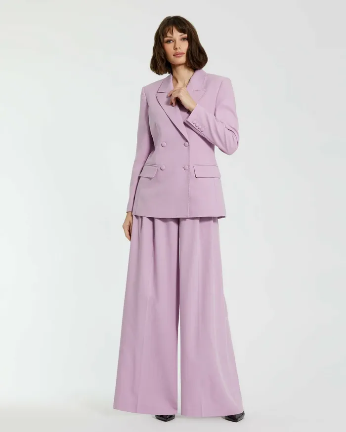 Women The MACkenzie Wide Leg Trouser 8211 FINAL SALE Orchid Pants Mac Duggal