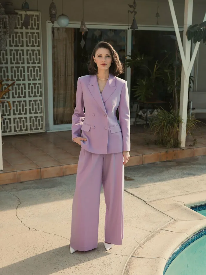 Women The MACkenzie Wide Leg Trouser 8211 FINAL SALE Orchid Pants Mac Duggal