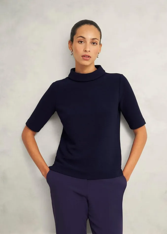Women Tops Hobbs Tali Top Midnight Navy