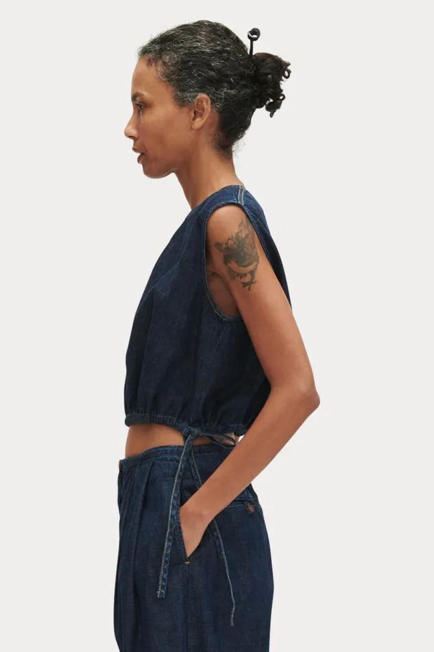 Women Tops Rachel Comey Aires Top Dark Indigo Women Tops Rachel Comey Aires Top Dark Indigo