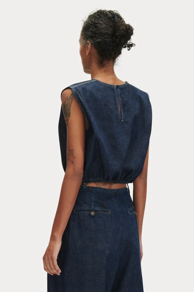 Women Tops Rachel Comey Aires Top Dark Indigo Women Tops Rachel Comey Aires Top Dark Indigo
