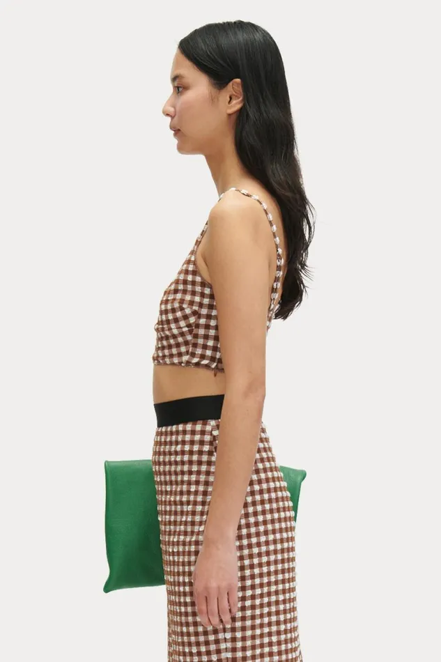 Women Tops Rachel Comey Labora Top Brown Check Women Tops Rachel Comey Labora Top Brown Check