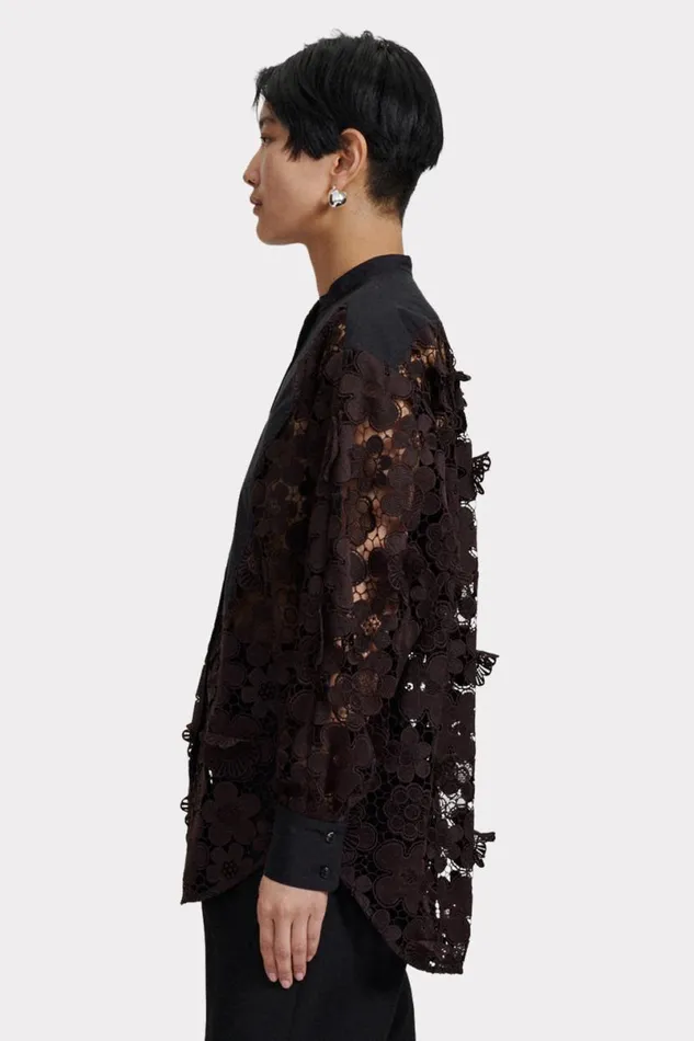 Women Tops Rachel Comey Myra Top Dark Brown Women Tops Rachel Comey Myra Top Dark Brown