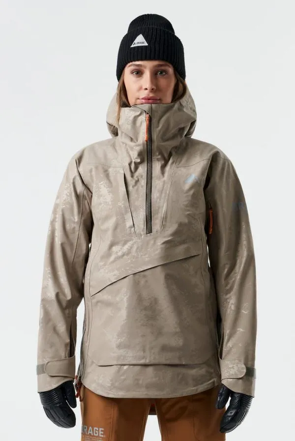 Women Torngat 3L JacketClay Embossed Orage Jackets