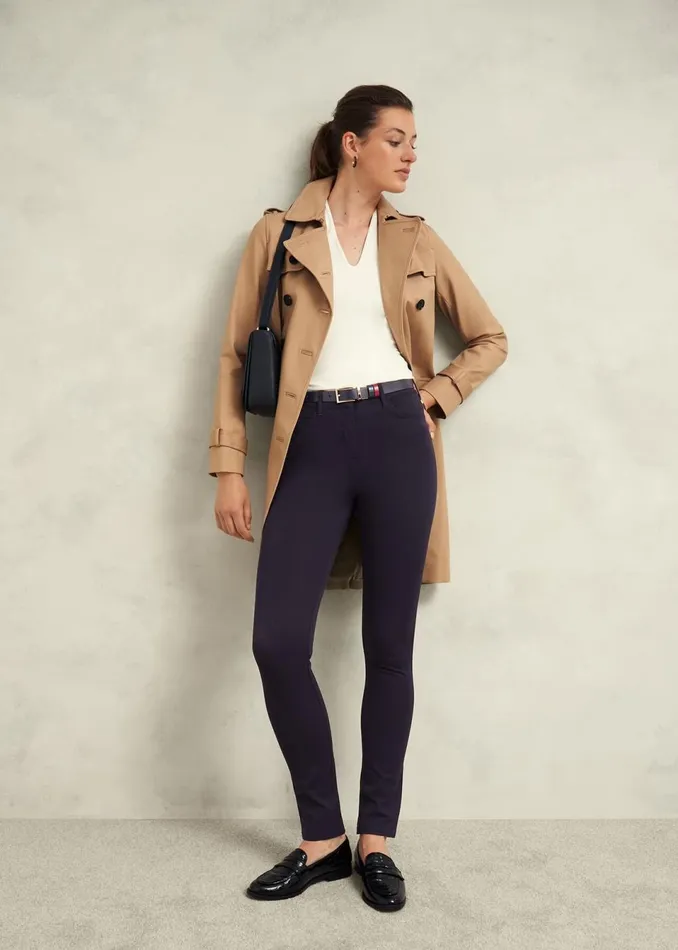Women Trousers Hobbs Amanda Skinny Jeans True Navy