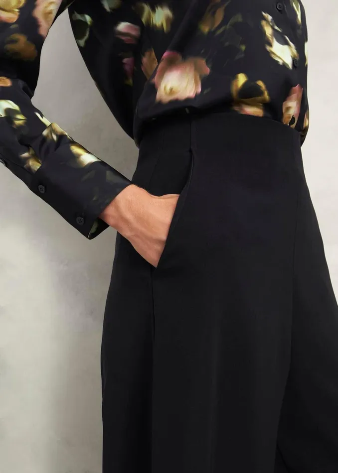 Women Trousers Hobbs Charlecote Trousers Hobbs Black
