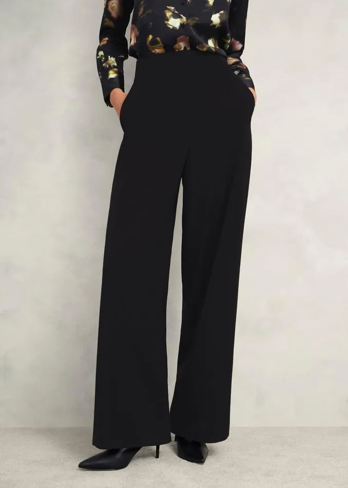 Women Trousers Hobbs Charlecote Trousers Hobbs Black