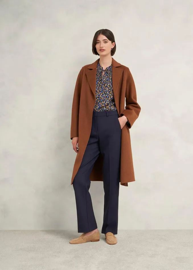Women Trousers Hobbs Petite Gerrie Trousers Navy