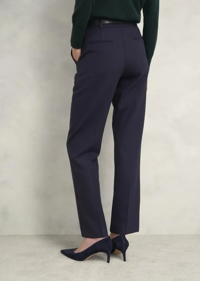 Women Trousers Hobbs Petite Gerrie Trousers Navy