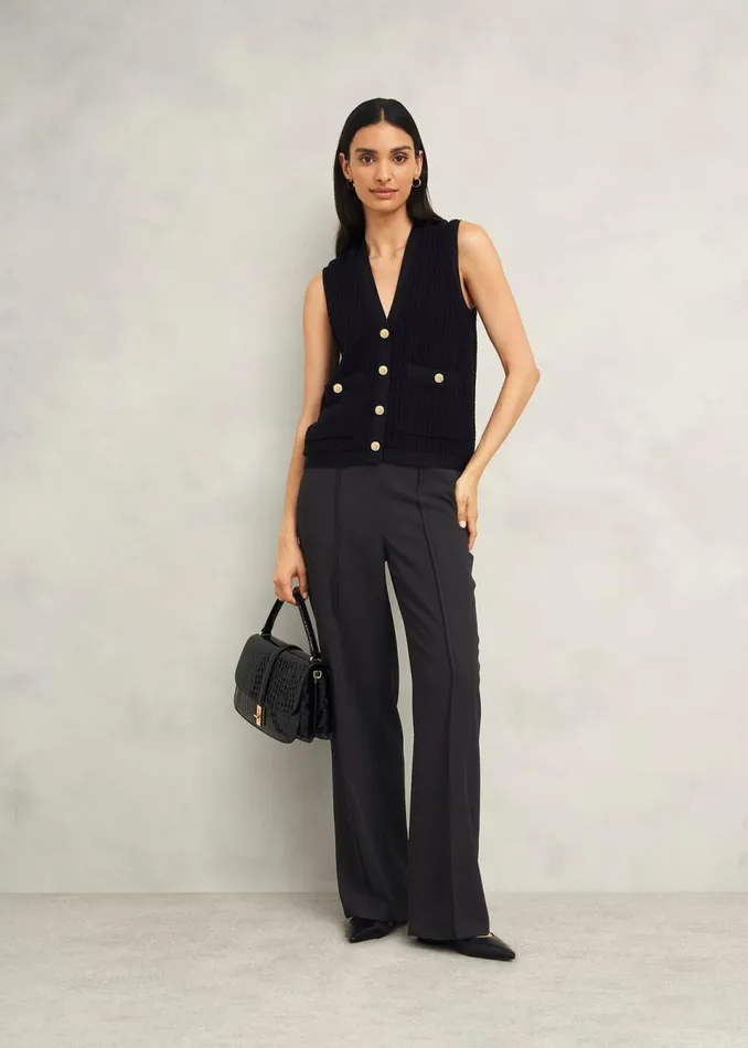 Women Trousers Hobbs Tessington Trousers Black