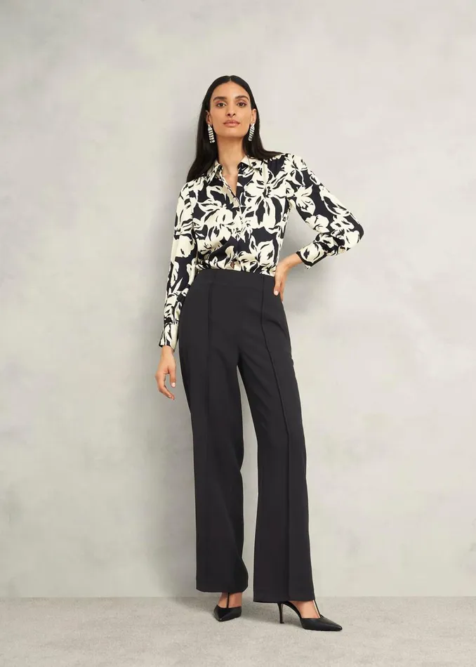 Women Trousers Hobbs Tessington Trousers Black