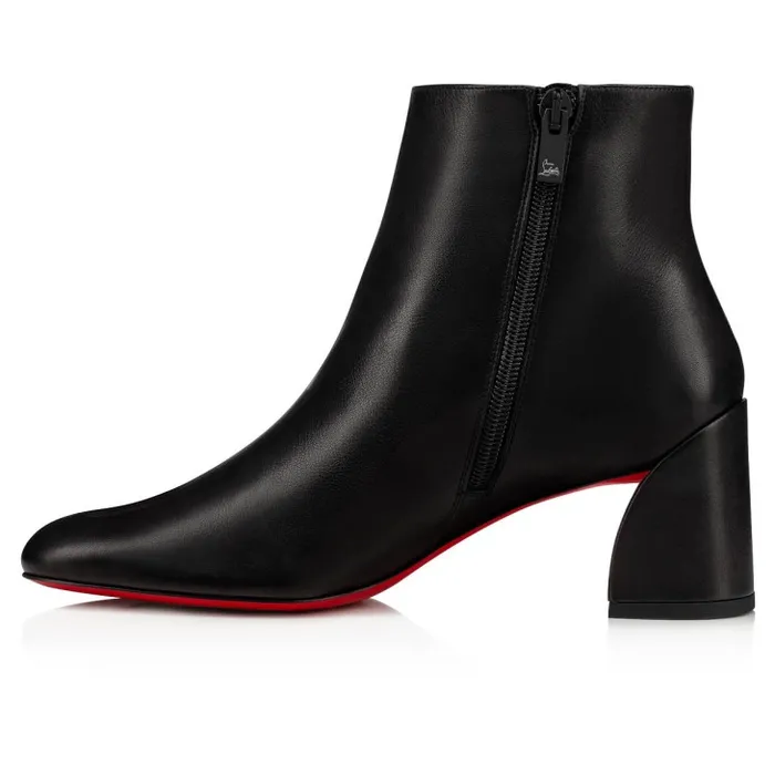 Women Turela 55 Mm Low Boots 8211 Calf Leather 8211 Black Christian Louboutin Boots