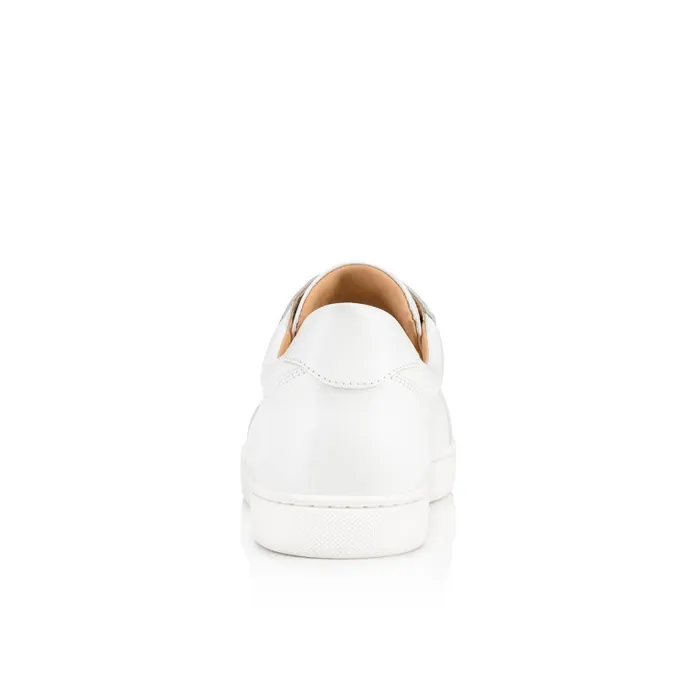 Women Vieira Sneakers 8211 Calf Leather 8211 Bianco Christian Louboutin Sneakers
