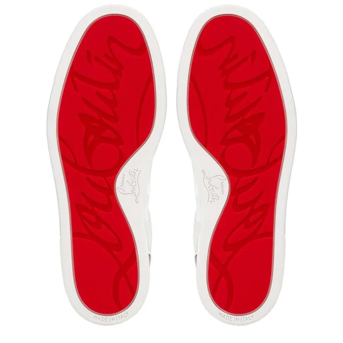 Women Vieira Sneakers 8211 Calf Leather 8211 Bianco Christian Louboutin Sneakers