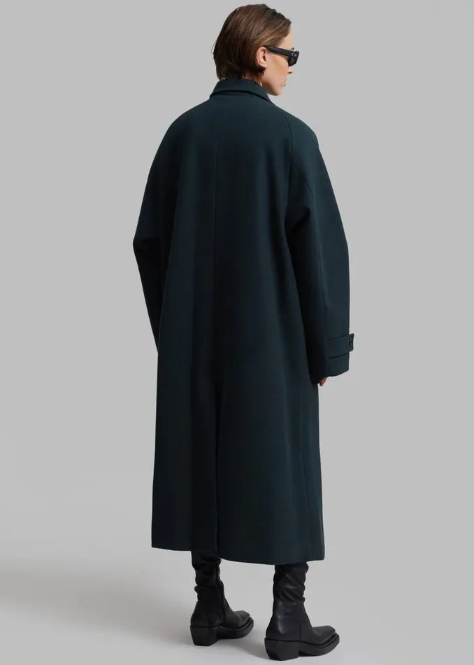 Women Winifred Coat 8211 Deep Teal The Frankie Shop Outerwear
