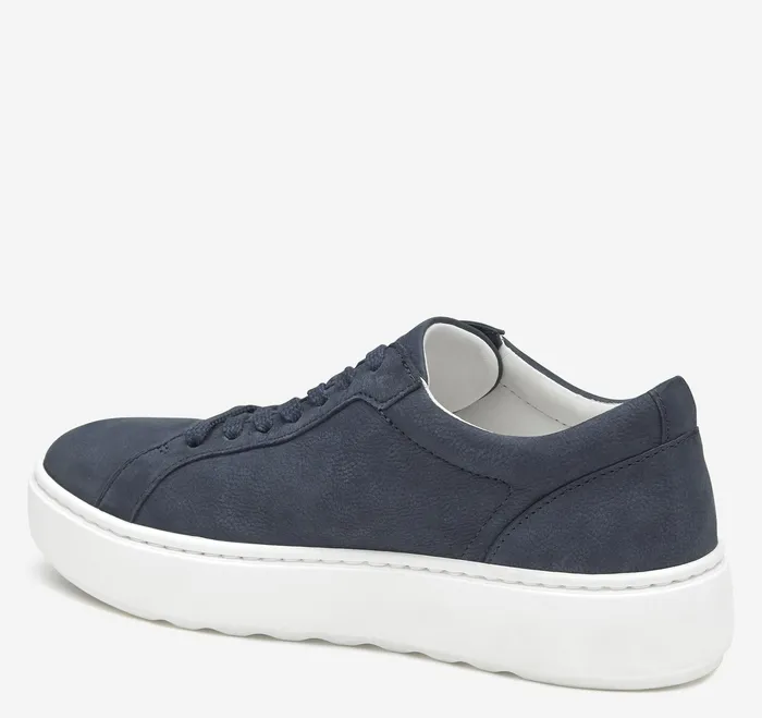 Women Women8217s Shoes Johnston and Murphy Cammie LaceUp Navy Tumbled Nubuck